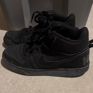 Nike Black Mid-Top Sneakers